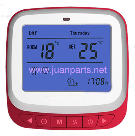 7-day programmable thermostat for floor (warm-water) heating system of WSK-9D