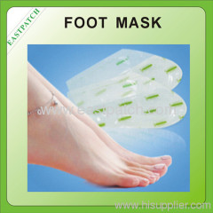 Home spa lady love powerful exfoliating hand foot mask