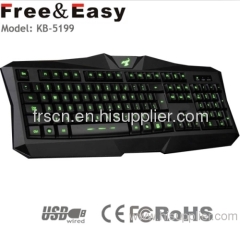 wired computer LED gaming keyboard