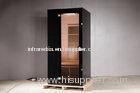 One Person Hemlock Far Infrared Sauna Cabin With Color Therapy Led