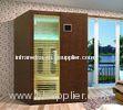 Solid Wood Infrared Sauna Cabin with Ceramic Heater for Family