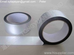 three layers structured aluminum foil-plastic composited adhesive tape