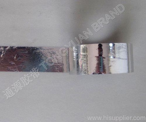 Metallized BOPP adhesive tape/aluminum coated for HVAC industry