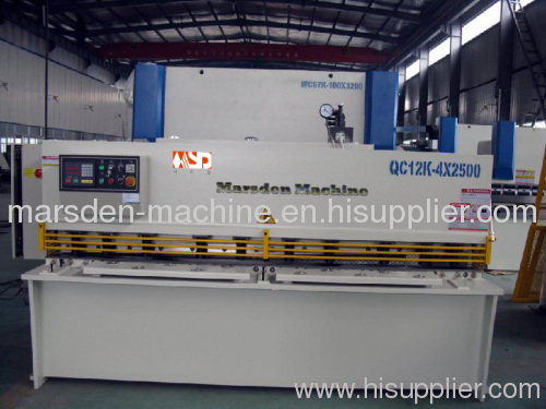 hydraulic swing beam shear