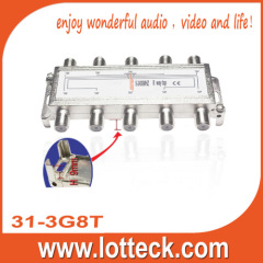 LOTTECK 5-2400MHZ sat 8 way tap