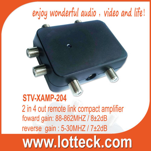 2 in 4 out remote link active splitter