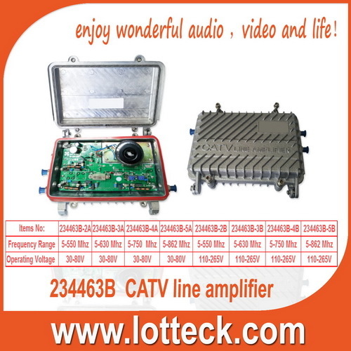 5-550 Mhz CATV line amplifier