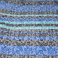 T/C burn out knitted fabric with printing very light weight