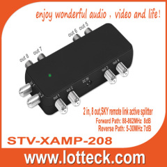 7dB 5-30MHZ Reverse path active splitter