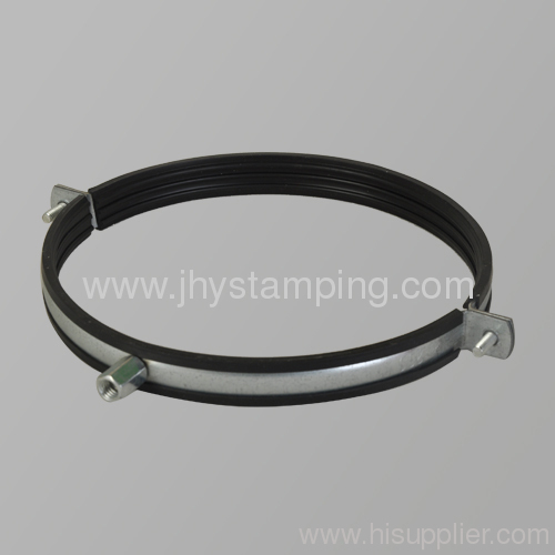 pipe clamp with rubber