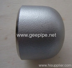 ASME B 16.9 seamless stainless steel forged cap