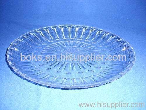 round Cheap transparent Plastic Fruit Plate & Trays