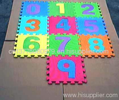 colorful playing sponge mat