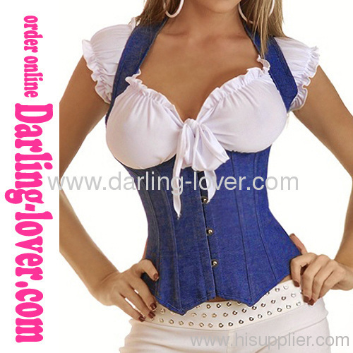 New Jeans Fashion Overbust Corset