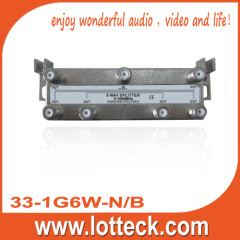 33-1G6W-N/B 6 way splitter