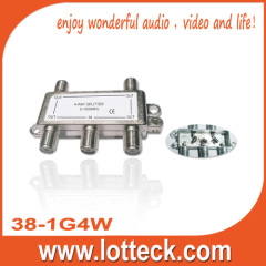 5-1000Mhz 4- way splitter