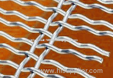 low carbon steel wire crimped mesh /