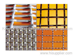 low carbon steel wire crimped mesh /