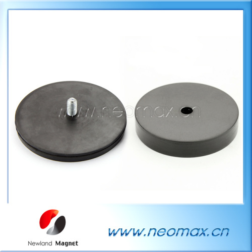 Rubber covered NdFeB magnet