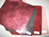 flocked pu synthetic leather