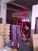 telescopic ladder telescoping ladder aluminium folding ladder 2.6m+3.2m office ladder