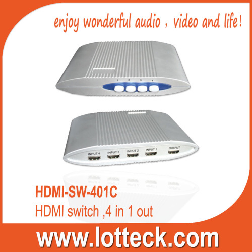 LOTTECK HDMI-SW-401C 4IN/1OUT HDIM SWITCH