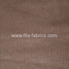 Stripe Jacquard Faux Suede Fabric