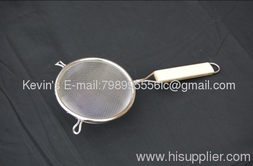 SS 201,304 food strainer/ sikmmer/ wire mesh strainer