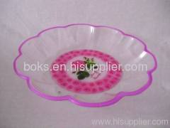 colorful cheap Plastic Fruit Plate & Trays