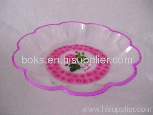 colorful durable Plastic Fruit Plate & Trays