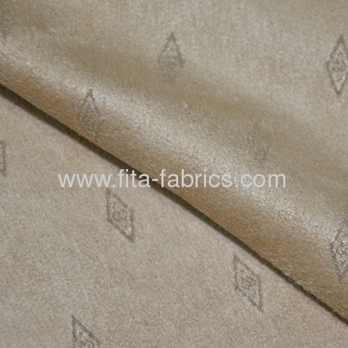 Jacquard Faux Suede Fabric