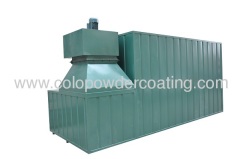 powder coating spray curing oven