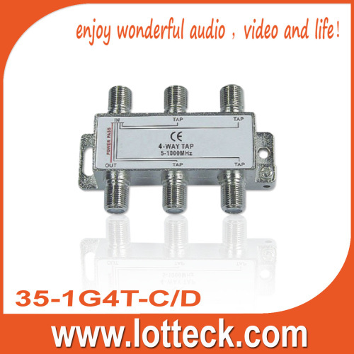 10±1.5-24±1.2dB Tap Loss 35-1G4T-C/D 4 WAY TAP