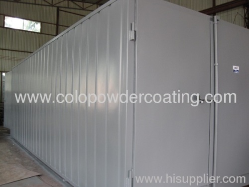 Electrostatic powder coating oven