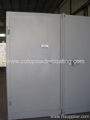 Electrostatic powder coating oven