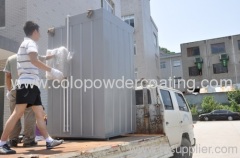 Electrostatic powder coating oven