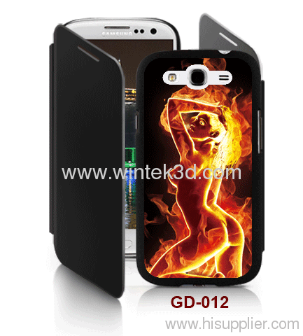 Woman picture Galaxy Grand DUOS(i9082) case with leather cover
