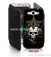 skull picture Samsung Galaxy Grand DUOS(i9082) 3d case with cover,movie effect,3d case,pc case rubber coated