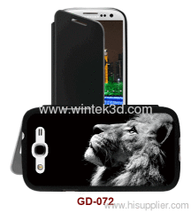 Leo picture Samsung Galaxy Grand DUOS(i9082) 3d case with cover,movie effect,3d case,pc case rubber coated