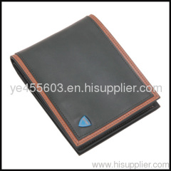 Famous brand men purse genuine leather wallet