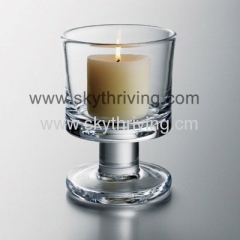 wedding decoration crystal candlestick, candle holder glass