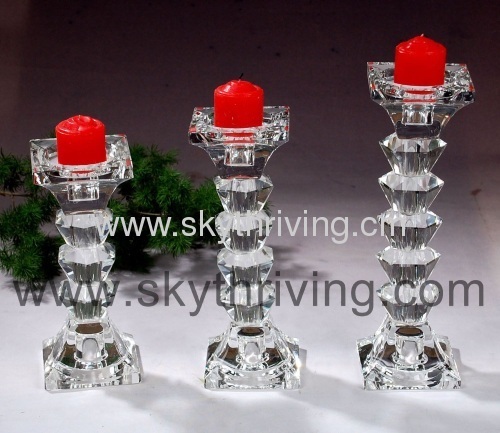 glass cylinder candle holders, crystal candlestick