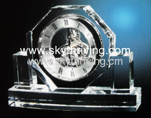 crystal clock gifts, crystal business gift