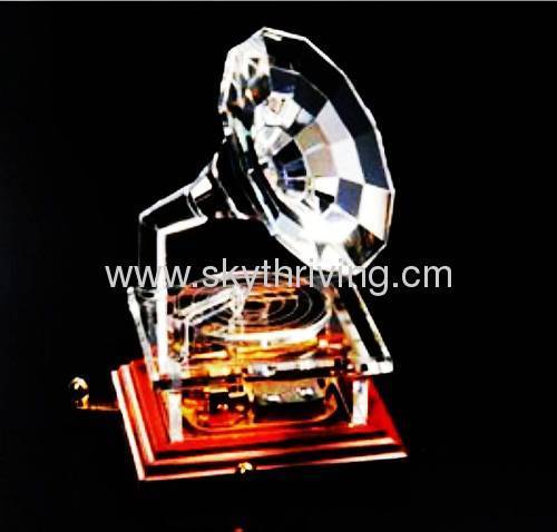 crystal gramophone, crystal gramophone music box