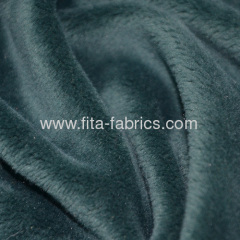 Polyester dot soft velboa dyeing fabric for baby