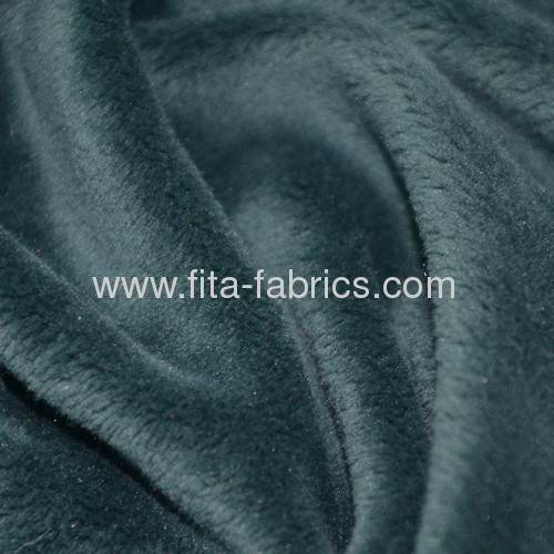 Polyester dot soft velboa dyeing fabric for baby