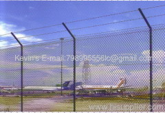 Galvanized+powder coated Airport Perimeter Fence