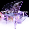 crystal piano music box