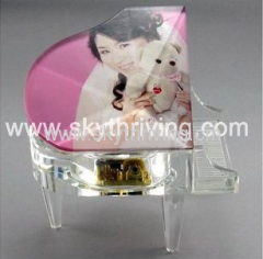 modern crystal music box, fashion crystal music box