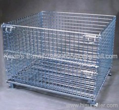 Wire Mesh Container/ Tote box /Foldable Wire Mesh Basket